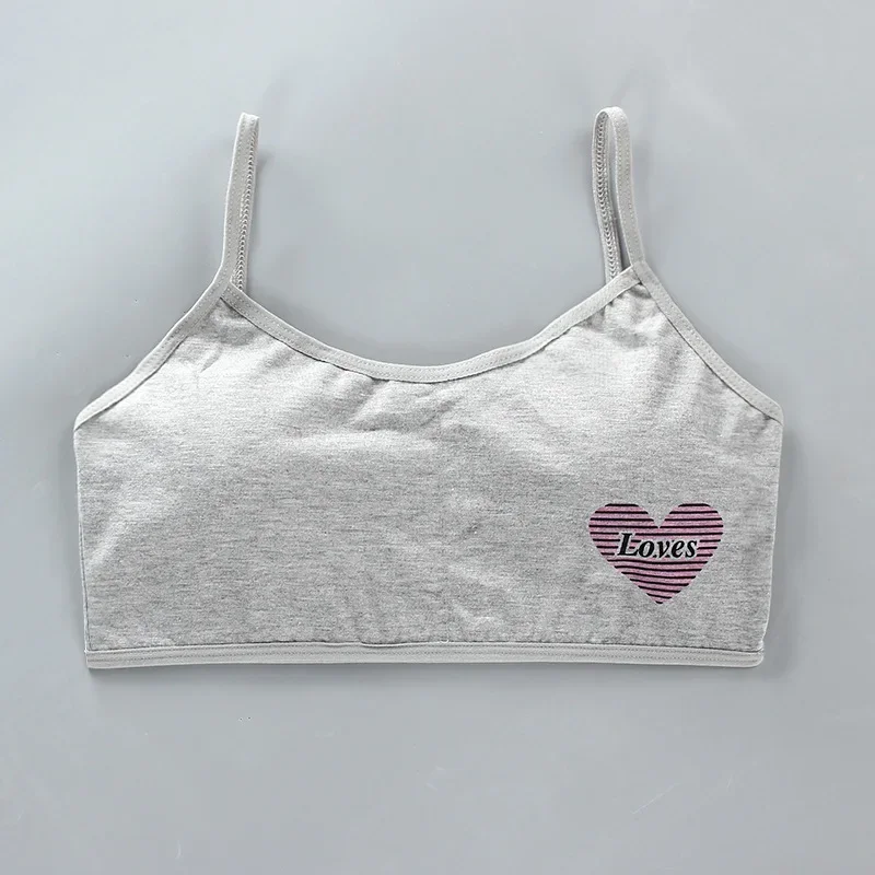 8-16 سنة القطن الفتيات التدريب الصدرية المراهقات الفتاة الرياضة حمالات الصدر في سن المراهقة فتاة الملابس الداخلية رفع المراهقين حمالات الصدر مع وسادة الصدر #6