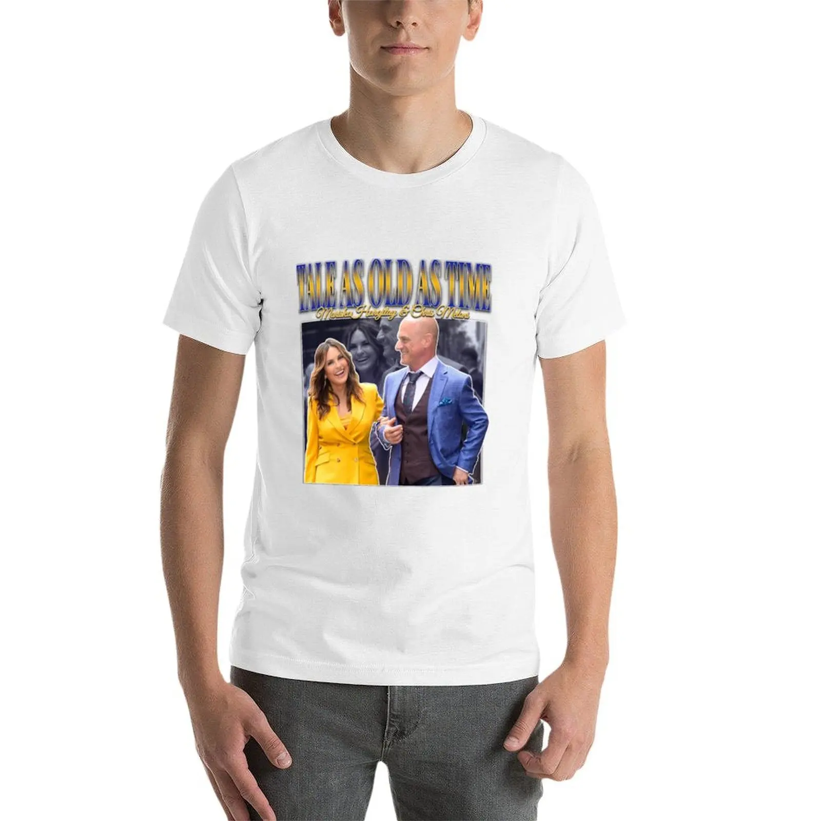 ماريسكا هارجيتاي وكريس ميلوني كريسكا # P4L # تي شيرت B_TB مستوحى من Vintage Homage تي شيرت مطبوع للرجال