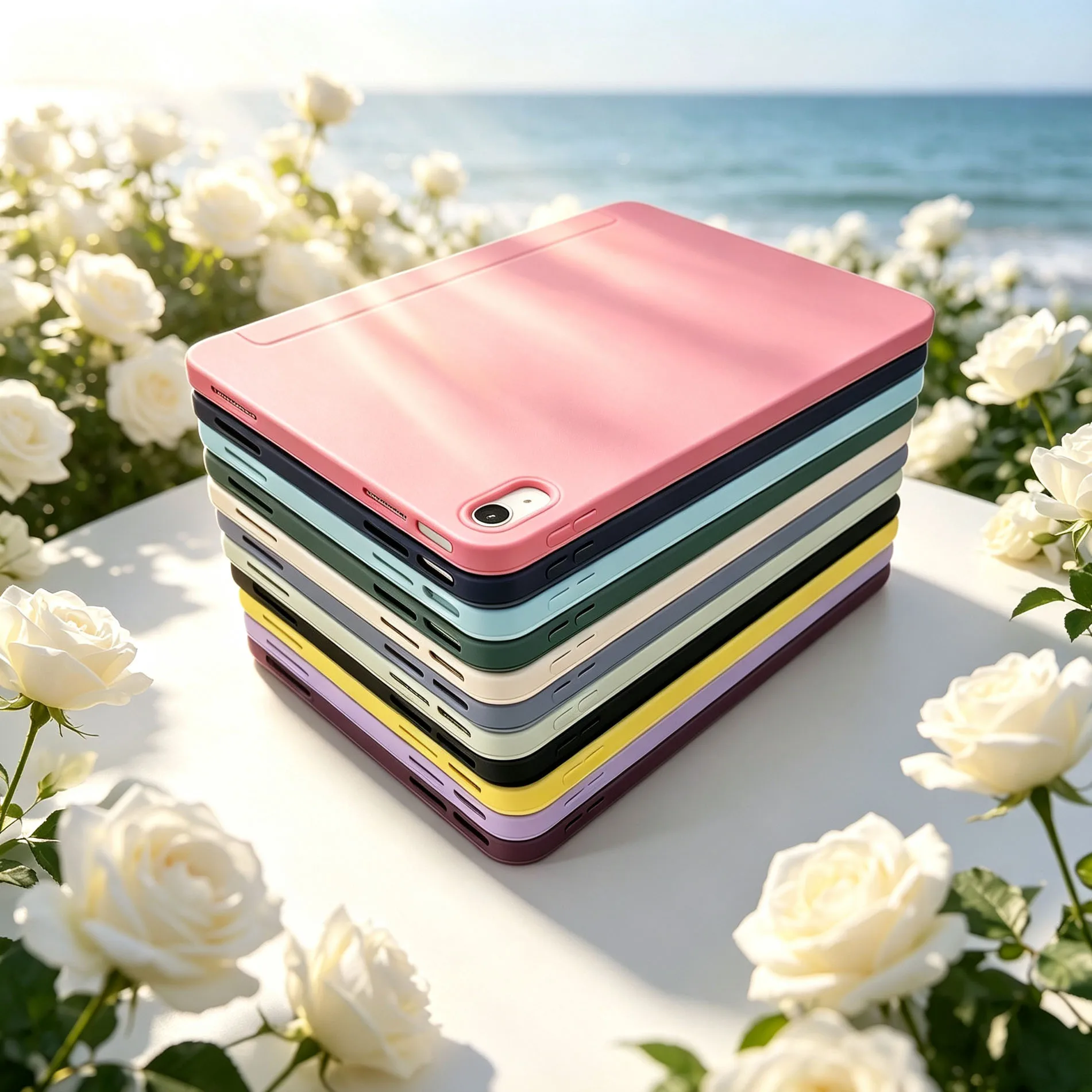 For Apple iPad 11th A16 11'' 2025 / 10th 10.9'' Magnetic Triple-Fold Stand Flip Cover, Ultra Slim, Auto Wake/Sleep Tablet Case