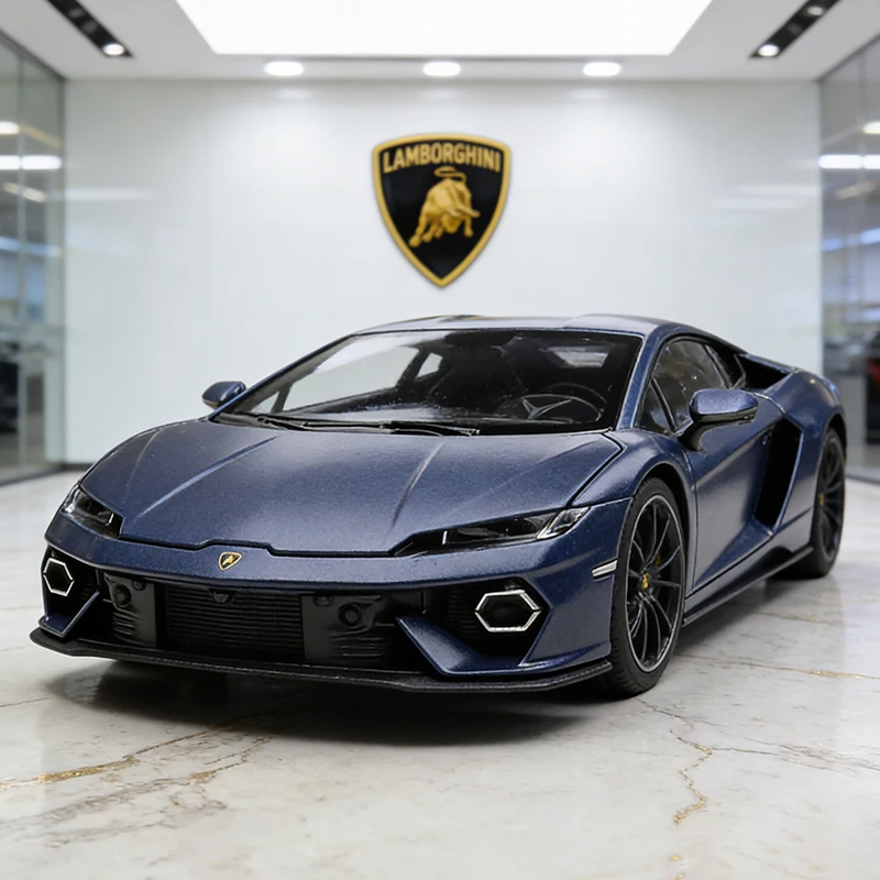 

WELLY 1:24 Lamborghini Temerario Supercar Alloy Car Diecasts & Toy Vehicles Car Model Miniature Scale Model Car Toy For Children