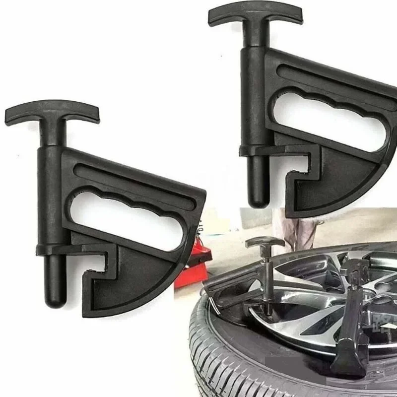 1PC Car Tire Changer Bead Clamp Tyre Fitting Machine Bead Pressing Pry Wheel Changing Helper Rim Clip Adaptor Black Accessories