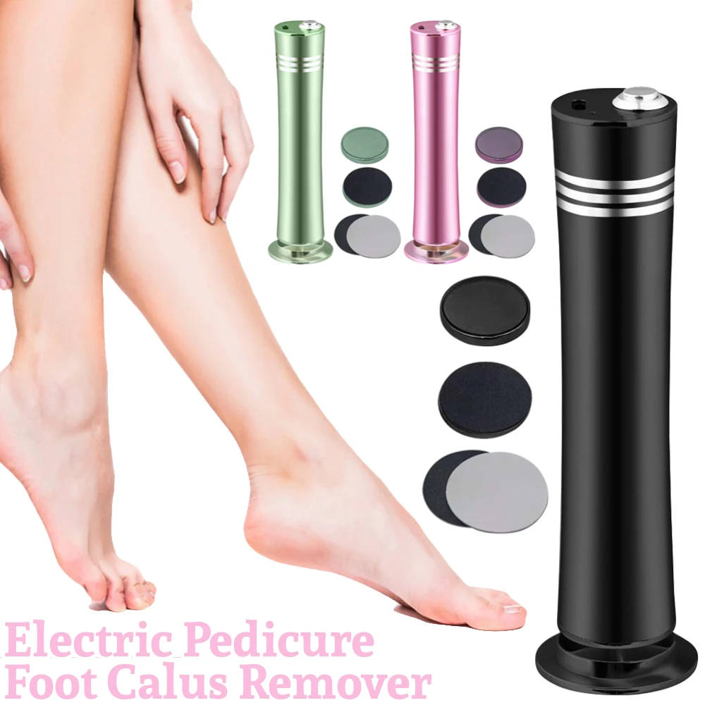

Electric Pedicure Foot Calus Remover Tool Professional Aluminum Callus Remover Foot Callus Remover for Dead Skin Calluses