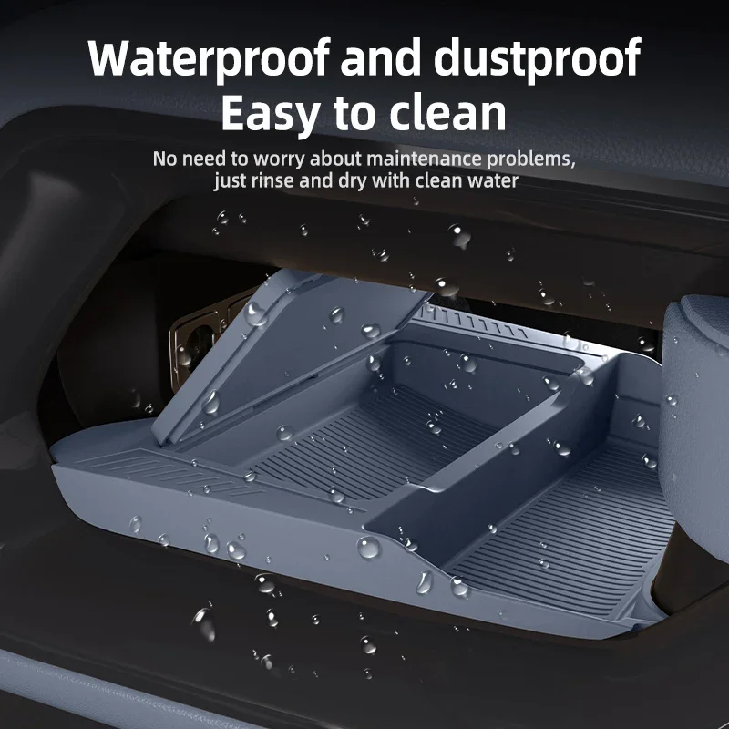 

2024 For Formula Leopard 5 Super 5 Silicone Center Console Below Storage Box Central Control Organizer Mat Car Interior