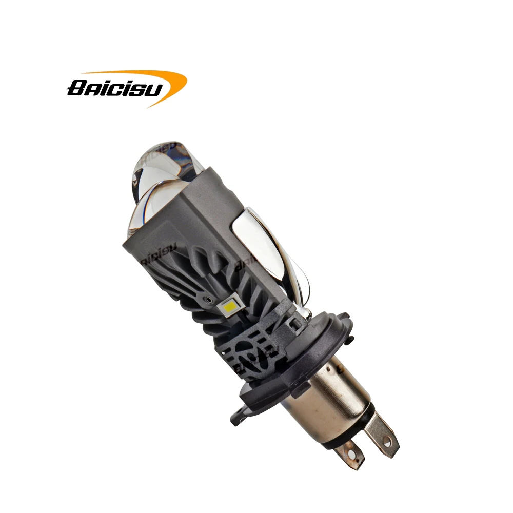 H4 المصباح المزدوج العارض عدسة LED السيارة الأصلية HOD HID H4 ثنائية زينون ضياع استبدال H4 مرحبا/منخفضة شعاع ضوء 55 واط 12000LM