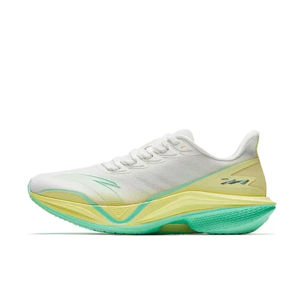 

Женские кроссовки Anta MACH 5.0: комфортные и универсальные, амортизирующие и износостойкие, бело-зелено-желтые, 122515583-9