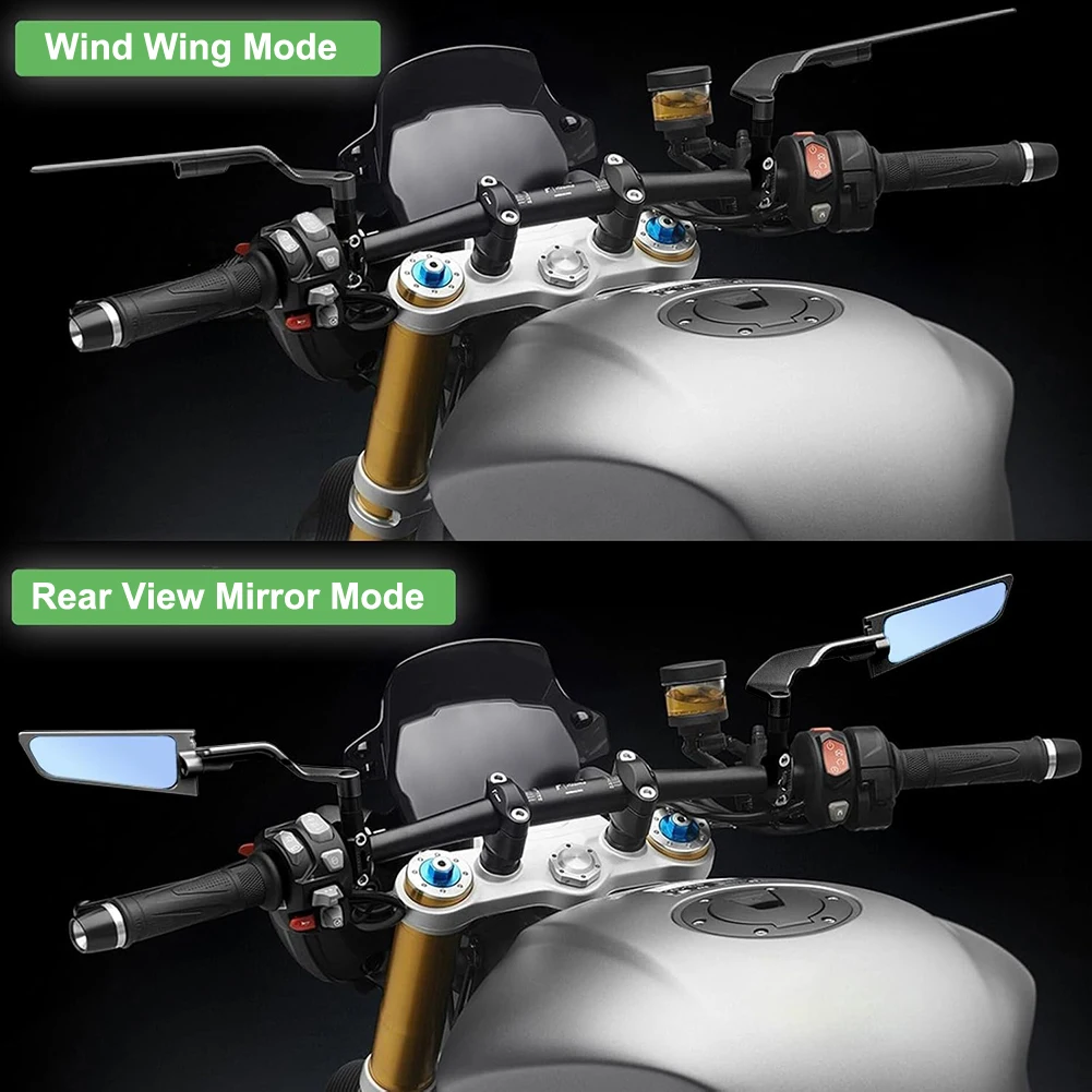 

Motorcycle Rear View Mirrors Universal Rotating Rear View Mirrors Wide Angle Rearview Mirror for Outdoor Motorcycle Riding