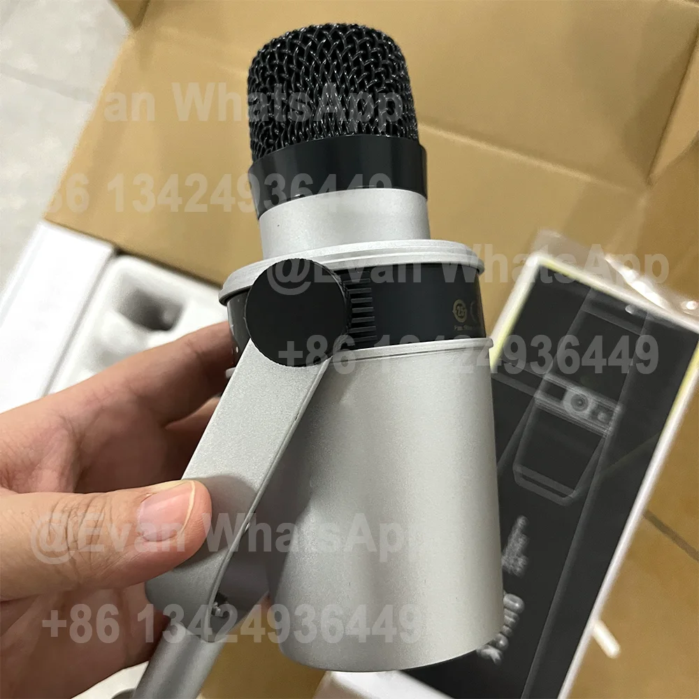 Microphone mv7 usb podcast microphone for podcasting conference room desktop usb mic sound card desktop notebook computer