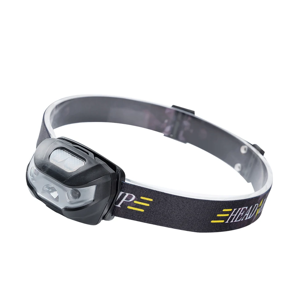 

1pc Mini Smart Sensor Headlamp Led Waterproof Outdoor Portable Lightweight Camping Running Hiking Fishing Jogging Gift Black