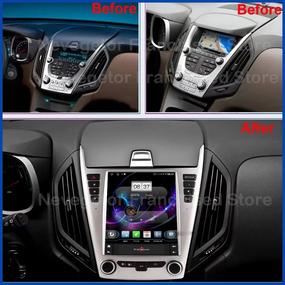 9.7'' Android15 car radio for Chevrolet Equinox Explorer 2010 2011 2012 2013 2014 2015 2016 multimedia player GPS High-performan