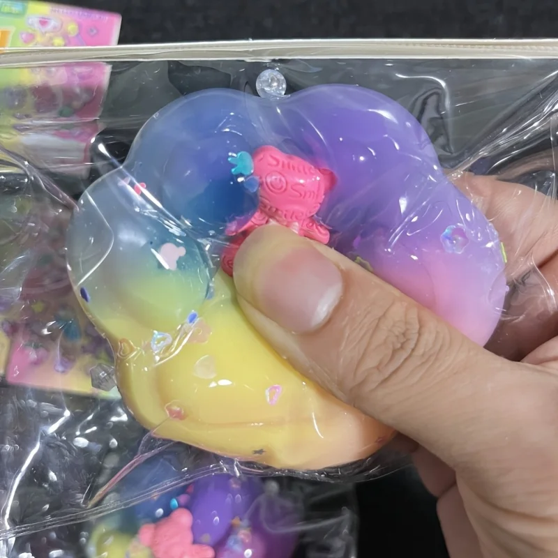 1Pc Squishy Beer Veelkleurige Kat Klauwen Squeeze Speelgoed voor Kinderen Zachte Pinch Trage Rebound Pop Fidget Speelgoed Halloween Kerstcadeaus