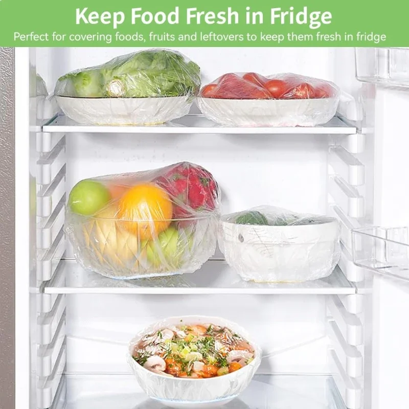 تغليف نضارة الطعام المرنة - قابل للتمدد، غطاء أطباق شفاف، للمطبخ، المنزل، المطعم، النزهة، مقاوم للغبار، قابل لإعادة الاستخدام #2
