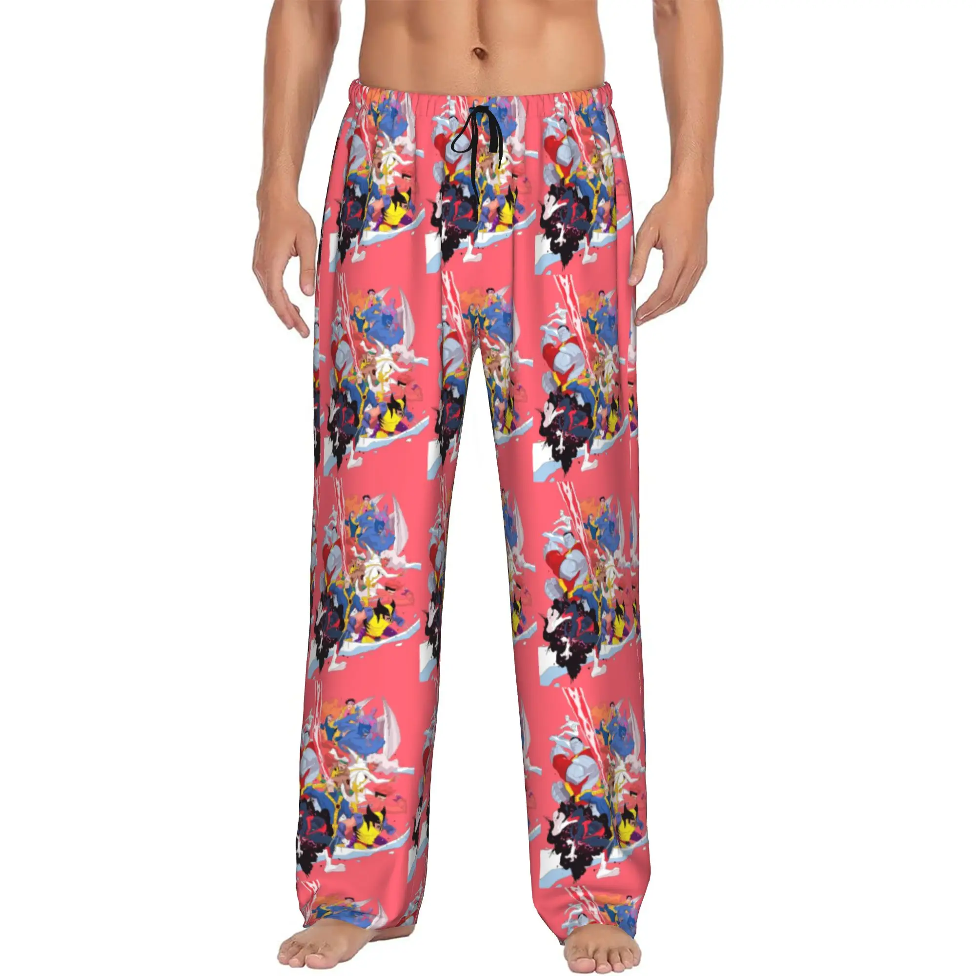 

Custom Print Men's X-X-Men Anime Pajama Pants Sleepwear Sleep Lounge Bottoms with Pockets