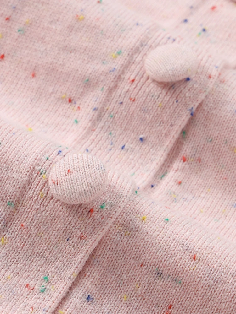 المرأة محبوك طويلة الأكمام اللون النقاط س الرقبة سترة لينة ربيع الخريف الدافئة سترة فضفاضة غير رسمية موضة معطف Cersatile