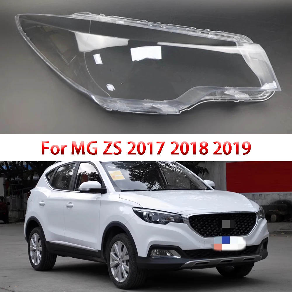 

For MG ZS 2017 2018 2019 Front Headlamp Cover Transparent Mask Lamp Shade Headlight Shell Lens Replace The Original Lampshade