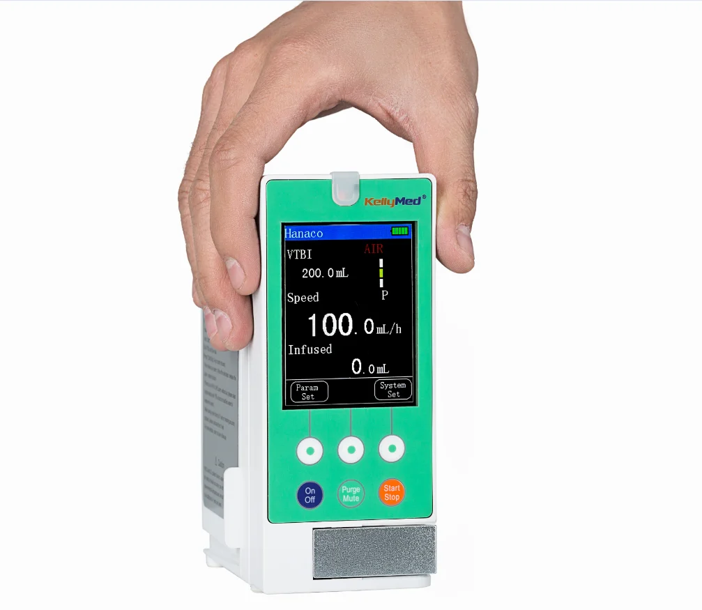 Medical Equipment Automatic Power Switch Fluid Warmer Portable Veterinary Iv Infusion Pump