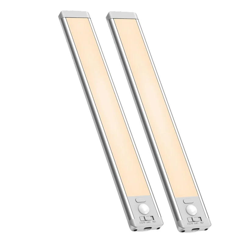 

HLZS-Under Cabinet Lighting, комплект из 2 перезаряжаемых светильников с датчиком движения для использования в помещении, 5 уровней регулируемой яркости для шкафа