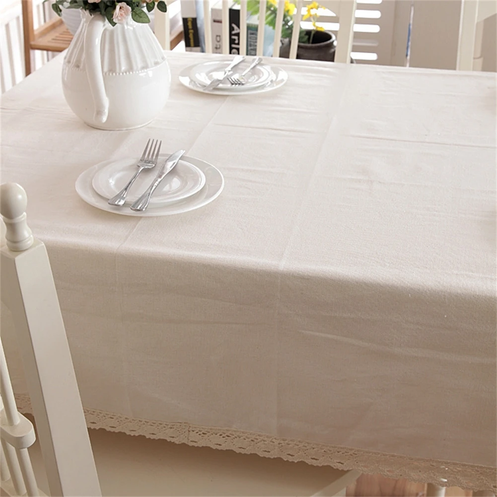 Heavyweight Fabric Tablecloth Decorative Cloth Banquet Table Decor Dining Table Cover Easy Maintenance Heavyweight Construction