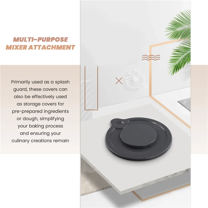 ABBK-MixersชามสําหรับKitchenaid 4.5-5 Quart Tilt-Head Standเครื่องผสม,แป้งLeaveningชามครอบคลุม