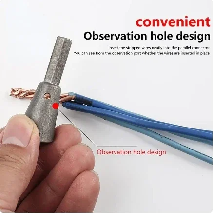 1PCS Wire Twisting Tools Quickly Twister Electrician Artifact for Power Drill Drivers Twisted Connector Cable Device Multi-tool