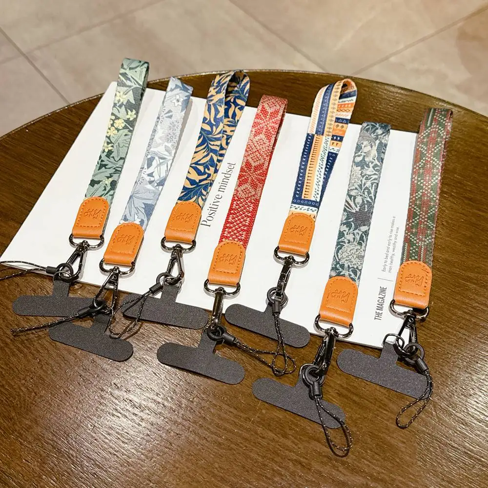 

Ремешок для мобильного телефона, модный ремешок с листьями на запястье, брелок для ключей с тотемом, ремешок для учителя, брелок для ключей, веревка, ремешок для мобильного телефона