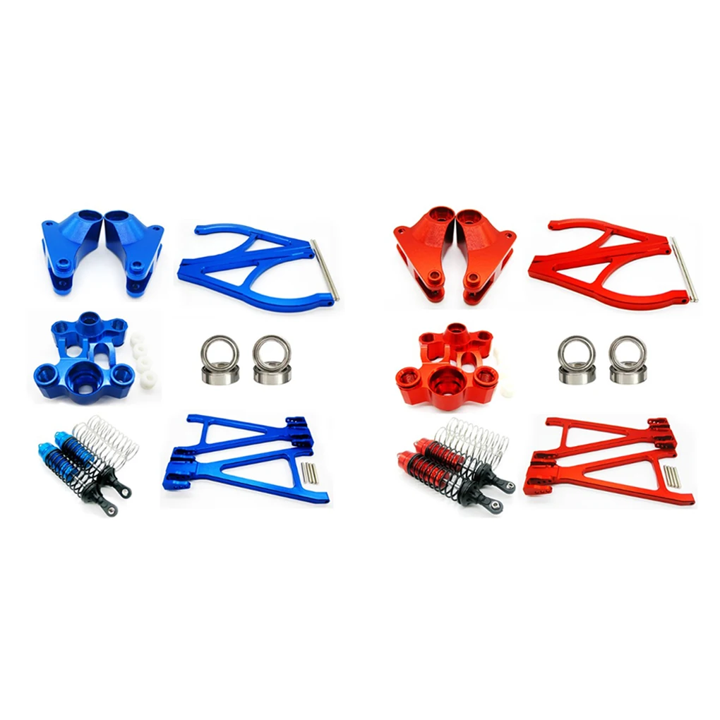 RCGOFOLLOW 13pieces Aluminum Alloy Stronger Rear Axle Assembly Kit For 1 8 Rc Rear Axle Assembly Kit Traxxas E-revo