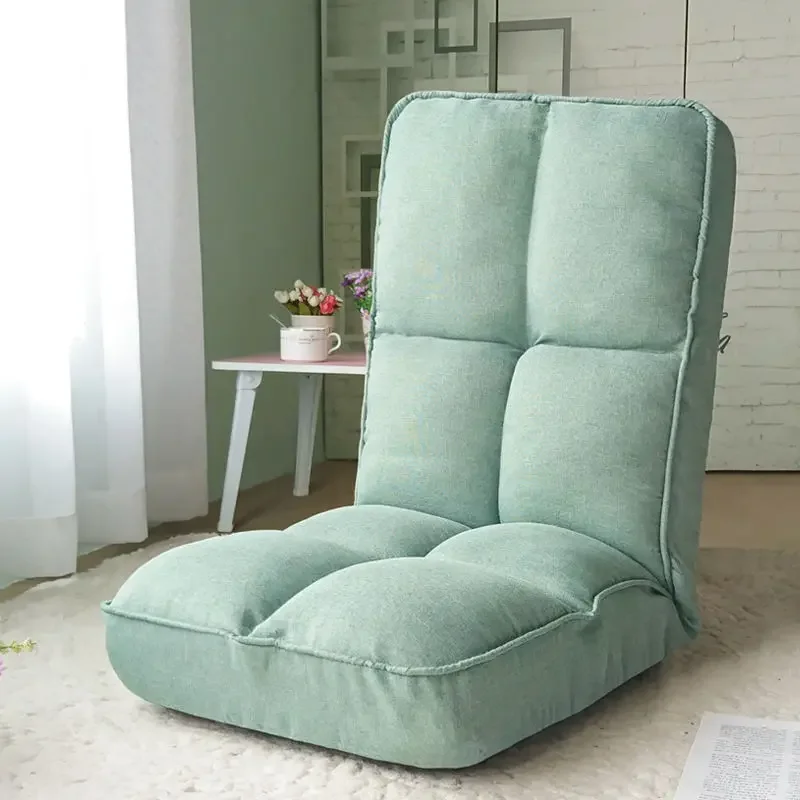 Japanese Lazy Recliner Bed Backrest Chair Floor Sofa Chair Bay Window Balcony Sofa Chair Tatami Seat Couch Living Room Furniture