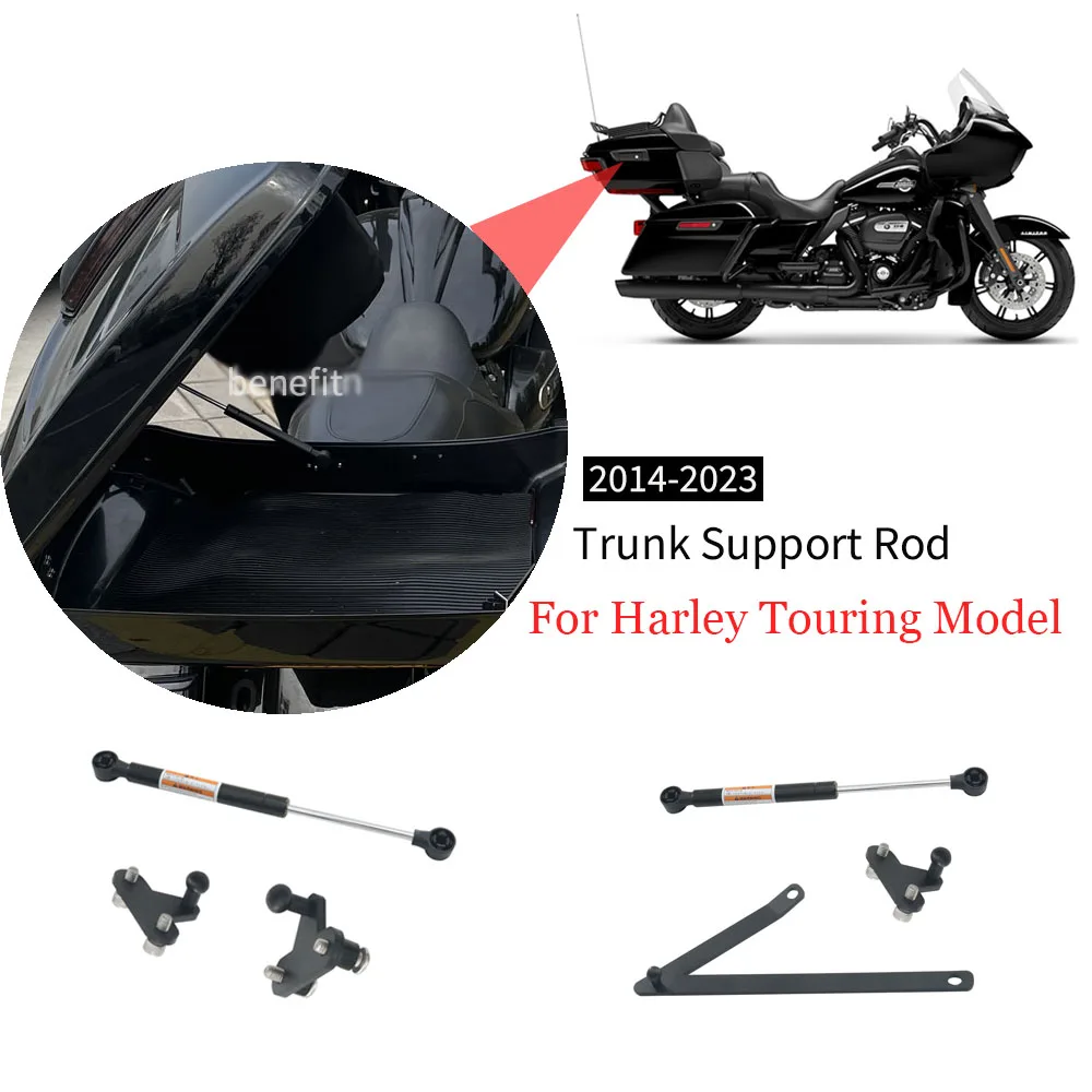 

Motorcycle Accessories Pack Trunk Support Rod Hydraulic Rod For Harley Touring Road Glide Road King Street Glide 2014-2023 Tour