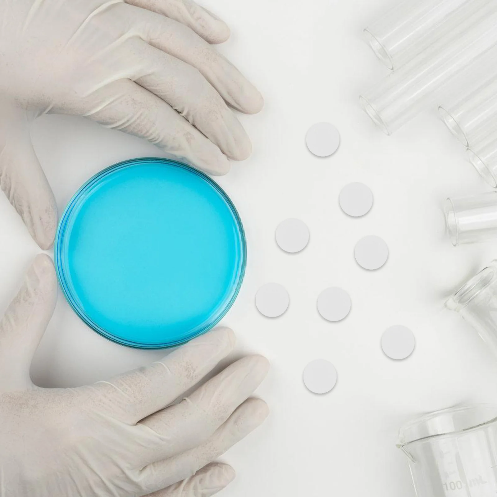 72 قطعة أقراص تصفية زراعة الفطر لاصق تنفس غشاء ل واسعة الفم جرة الأغطية Mycology لوازم تدفق الهواء المعقم #1