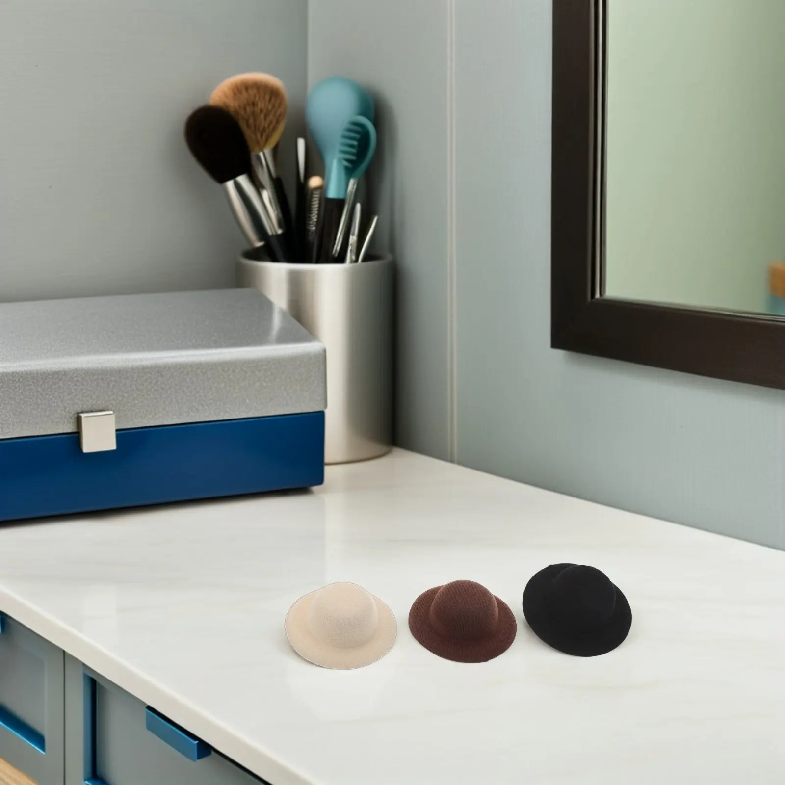 

Набор из 12 мини-заколок для волос в виде шляпок: элегантные винтажные заколки для чаепитий и праздничных мероприятий, легкие, надежно фиксирующие, для укладки волос