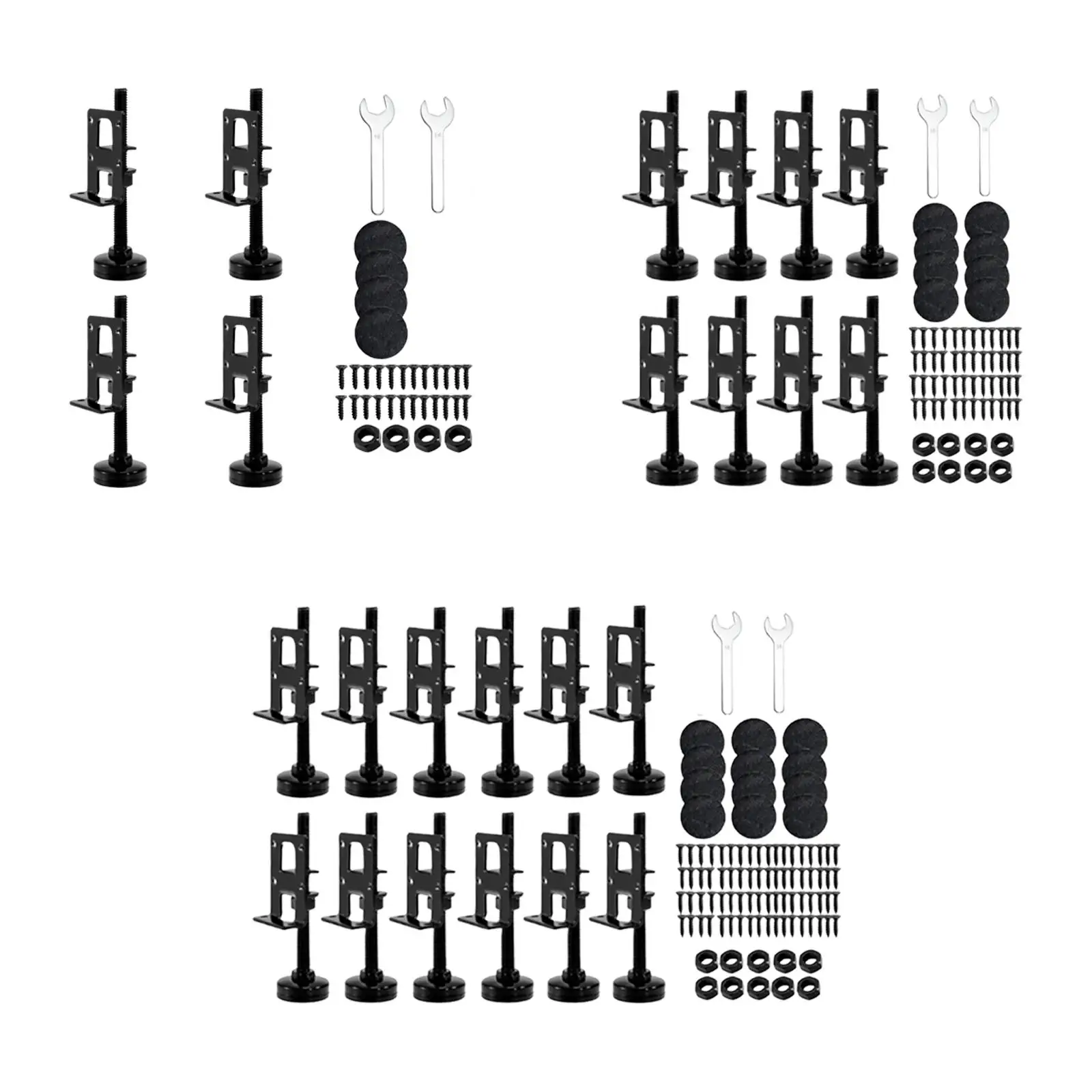 

Adjustable Leveling Feet Multifunction Simple Non Slip Heavy Duty Leg Levelers for Chair Wardrobe Desk Cabinet Workbench