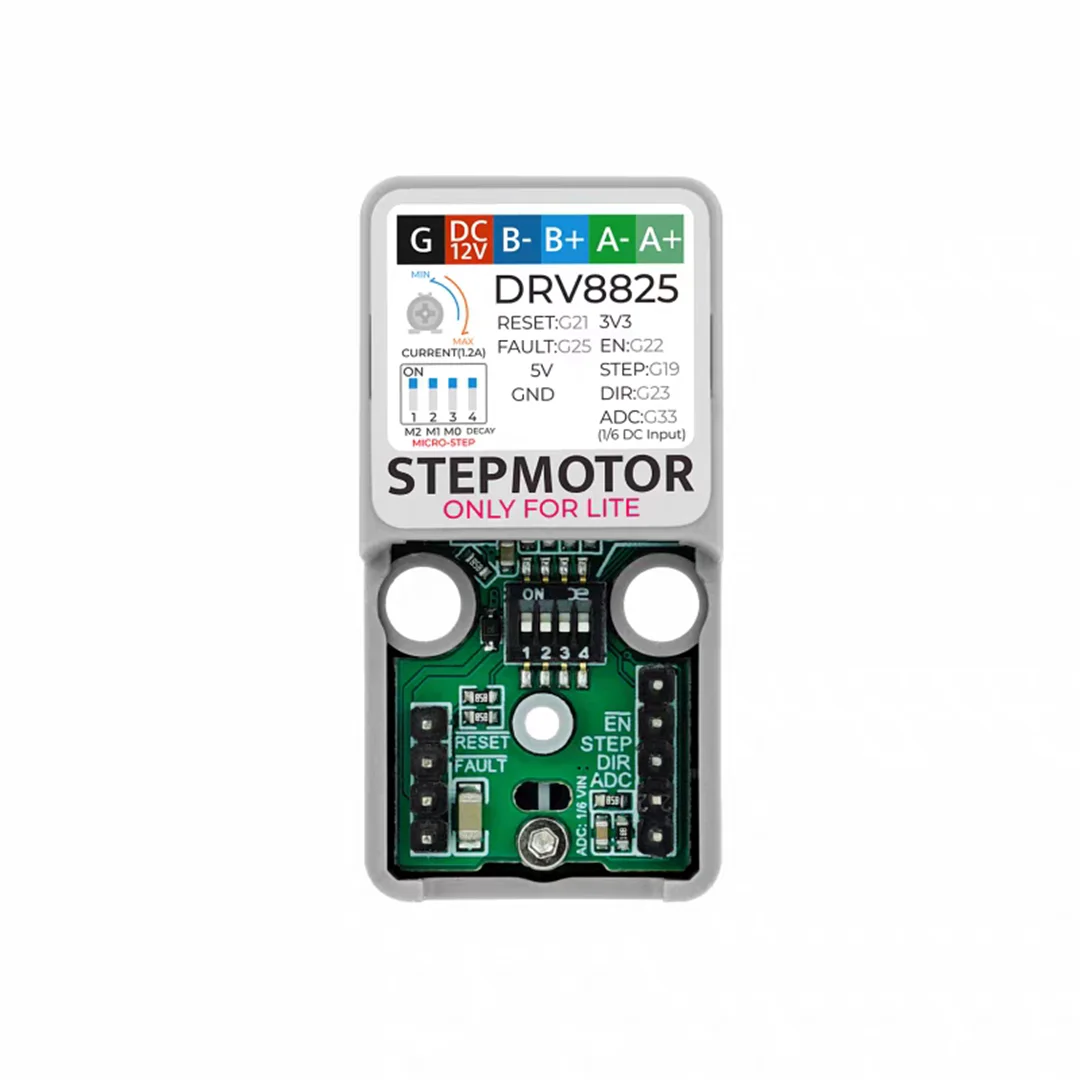 Official M5Stack Atomic Stepmotor Base with built-in DRV8825 stepper motor drive base
