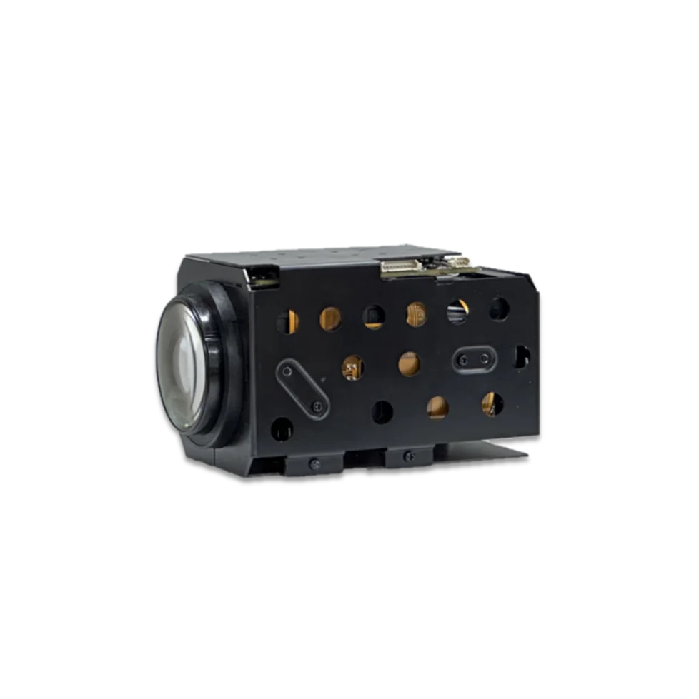 Ultra Starlight 40x Zoom Camera Module 4MP 0.0005Lux Low Light MIPI/LVDS Output H.265 EIS Gyro Stabilization