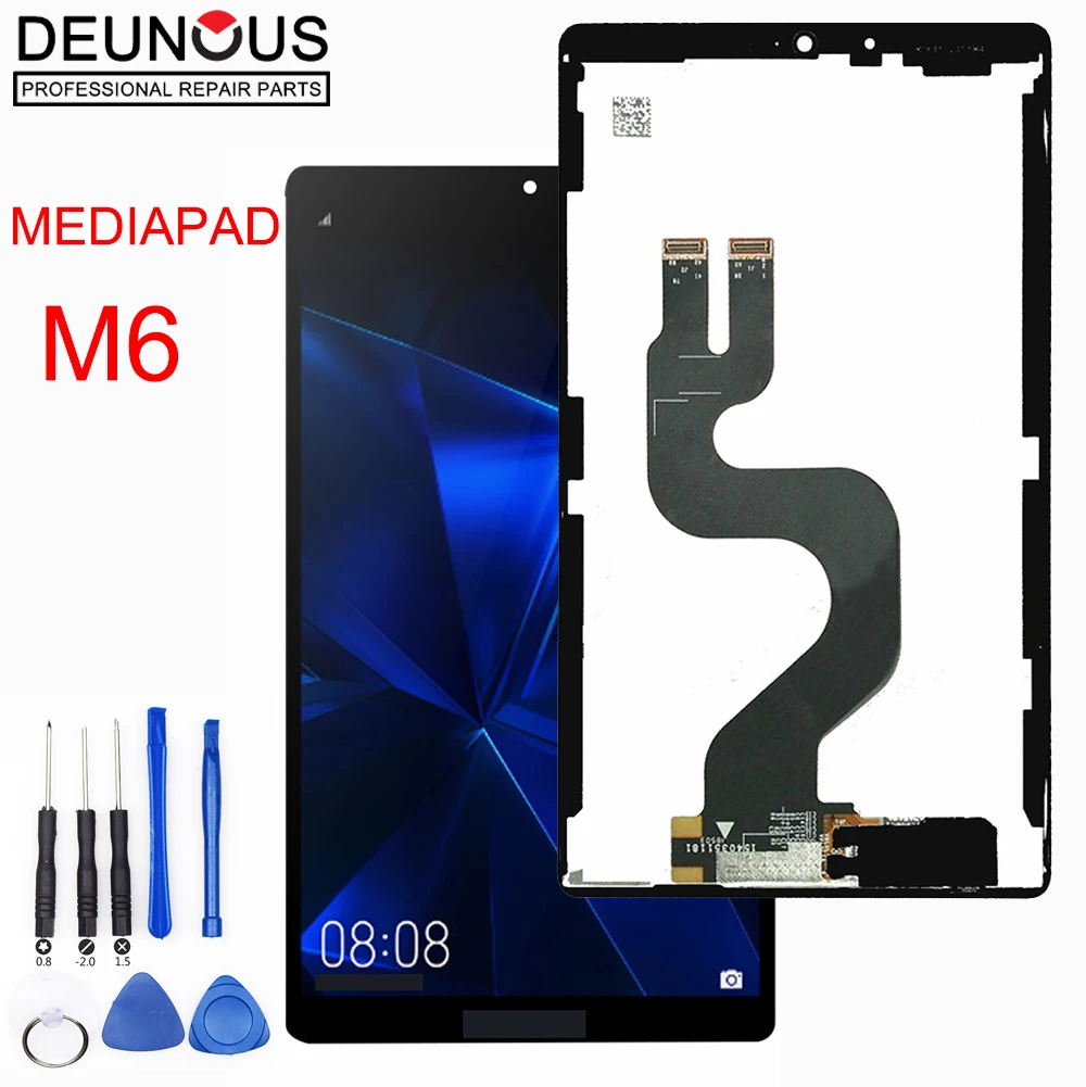 

100% Test LCD 8.4" For Huawei Mediapad M6 LCD Display Touch Screen Digitizer Assembly for Huawei M6 8.4 VRD-W09 LCD Replacement