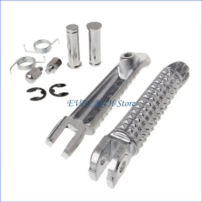 124B For YZF R6S Motorcycle Front Rear Footrests Pegs Foot Pedal 2 Pack