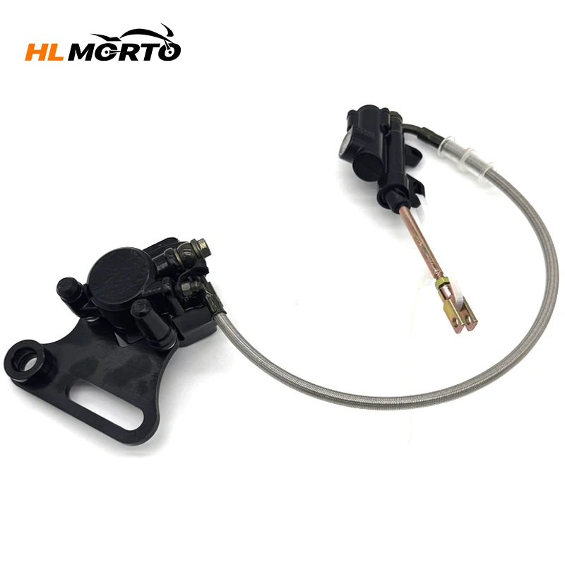 15mm Motorrad Hydraulische Hinten Scheibenbremssattel Mit Hauptzylinder Für 125cc -160cc Dirt Bike Motocross Zubehör Refit