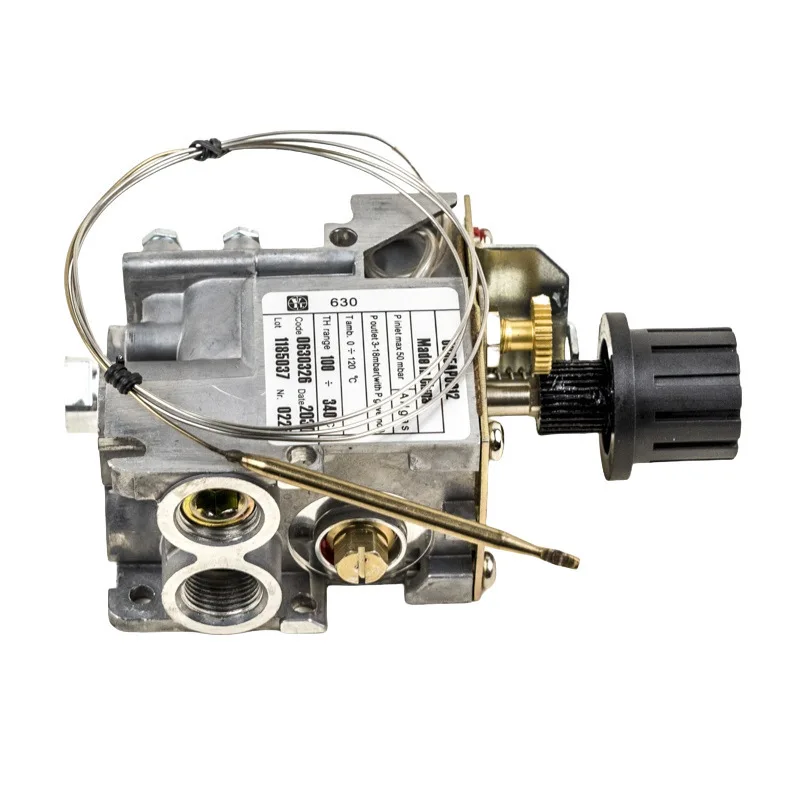 630 Thermostatic Control Valve, 100-340°C LPG Gas Fryer Replacement Part for Minisit Series