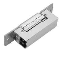 Hot-Electric Door Adjustable Lock-Tongue Secure Electric Strike Lock Door Double Unlock Mode NC/NO 12V Access Control System 4