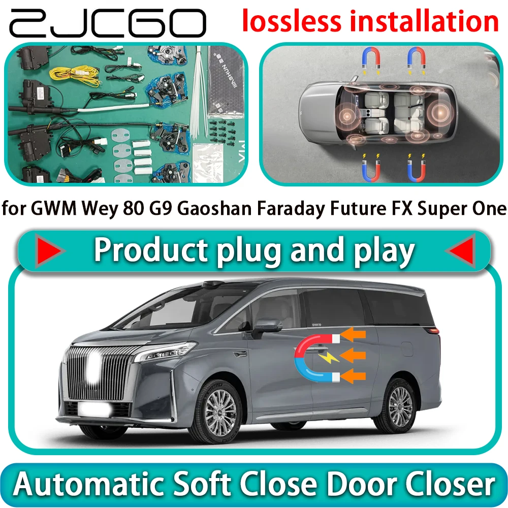 

for GWM Wey 80 G9 Gaoshan Faraday Future FX Super One OEM Auto Soft Close Door Kit Power Latch Door Catch Soft Closing Assist