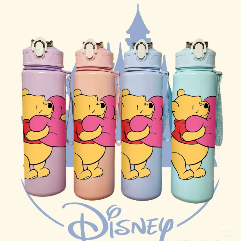

Бутылка для воды с 3D-принтом Disney Winnie the Pooh, 750 мл — устойчивая к выцветанию, текстура премиум-класса, герметичная, для использования вдома и на открытом воздухе