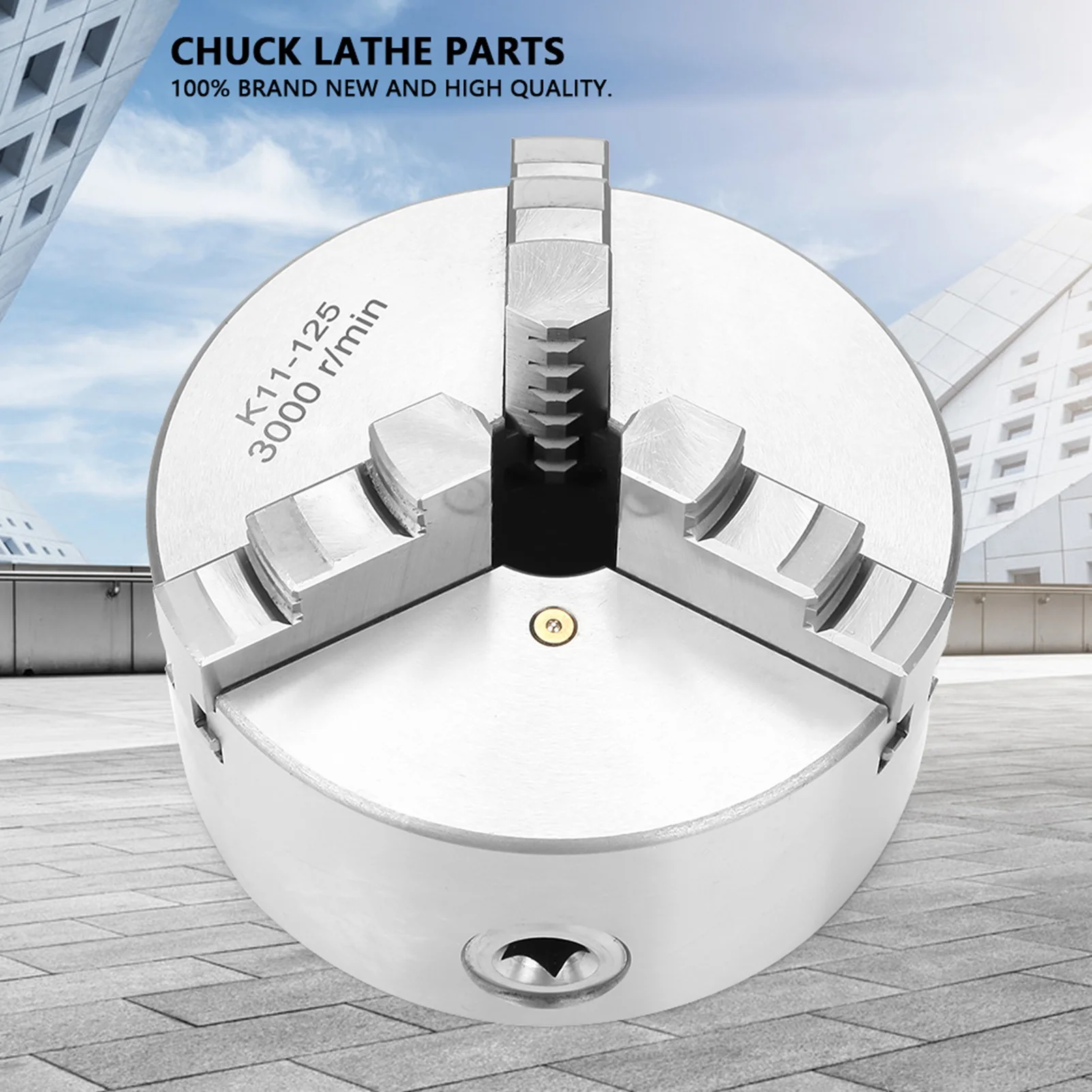 

K12-100 4 Jaw Self-Centering 100mm(3.94ft) Lathe Manual Scroll Chuck For Mini Mechanical Lathe For Wood Processing