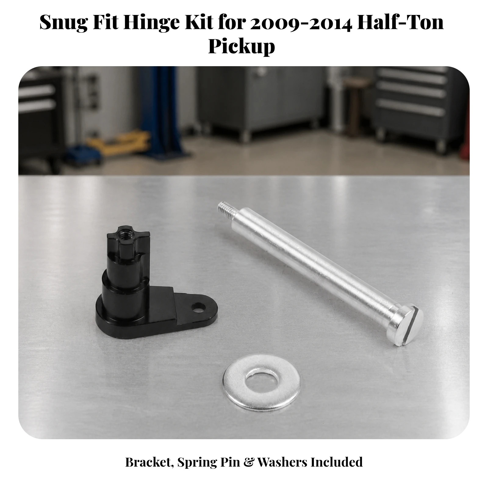 Fuel Door Hinge Bracket Heavy-Duty Fuel Door Hinge Repair Kit Hardware Permanent Premium for Truck Owners