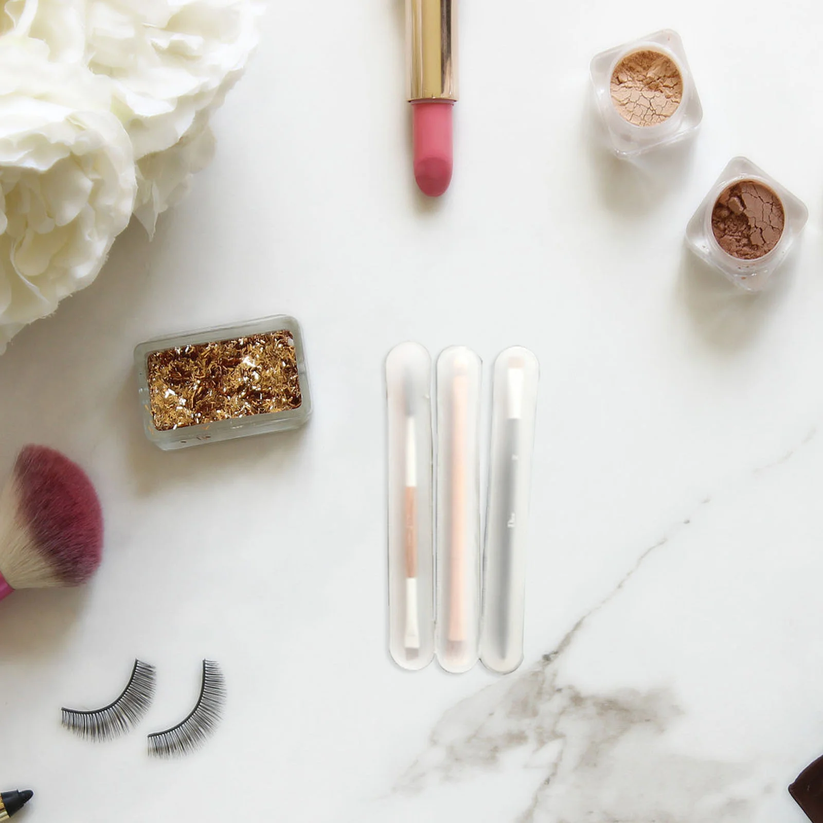 Bolsa de almacenamiento de brochas de maquillaje, bolsa de accesorios para el cabello para cosméticos, protectores Eva, portaherramientas, 20 Uds.