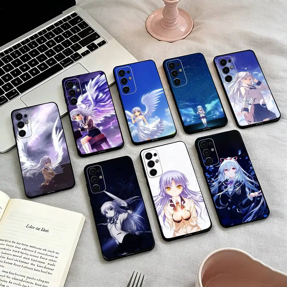 

Anime Angel Beats Kanade Phone Case For Samsung S25,S24,S21,S22,S23,S30,Ultra,S20,Plus,Fe,Soft Silicone Black Cover