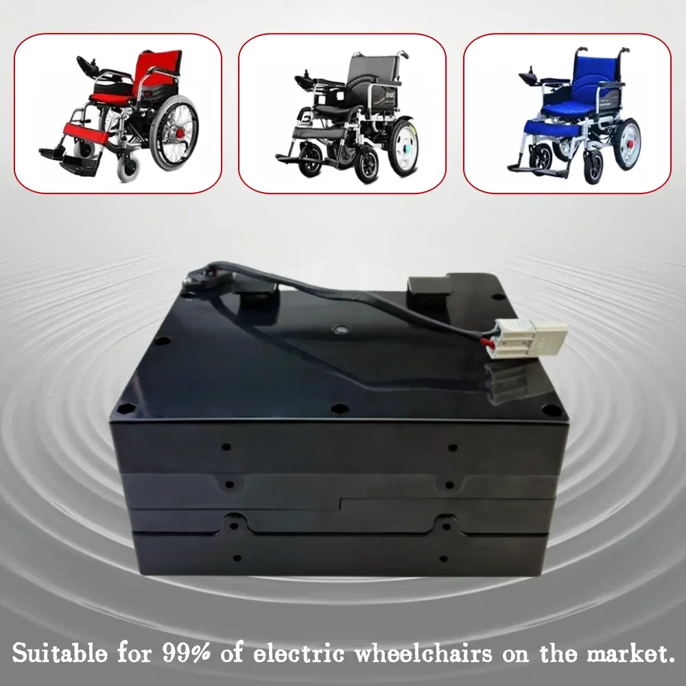 Special battery for electric wheelchair 24V 30000mAh 18650 Lithium-ion battery pack with 29.4V 2A charger