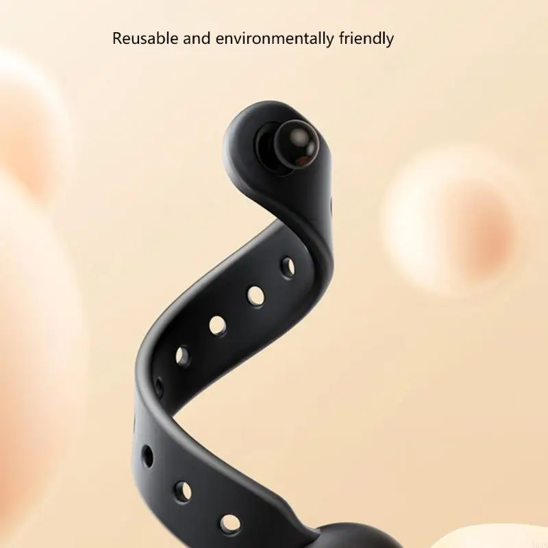 Y5JB -Packung 6PCs wiederverwendbare elastische Kabelgurte Datendrahtband für Heim und Büros