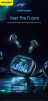 Awei Bluetooth Earphones T53 ANC ENC Earbuds V5.3 Wireless Headphones Bluetooth 360° Hifi Stereo Sound Sports Headset Gaming