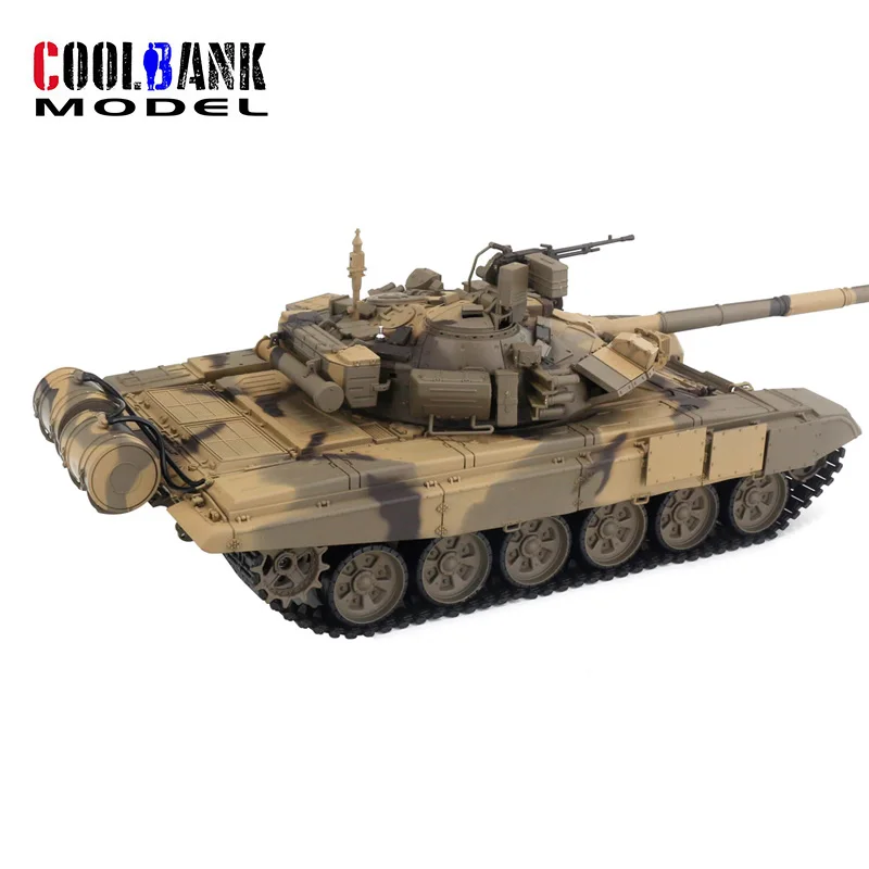 COOLBANK 2.4Ghz Heng Long 1/16 RC Tank 7.0 Ver. Russia T90 3938-1 tanque de guerra Tank Model BB Gun IR Battle RC tank toys Boys