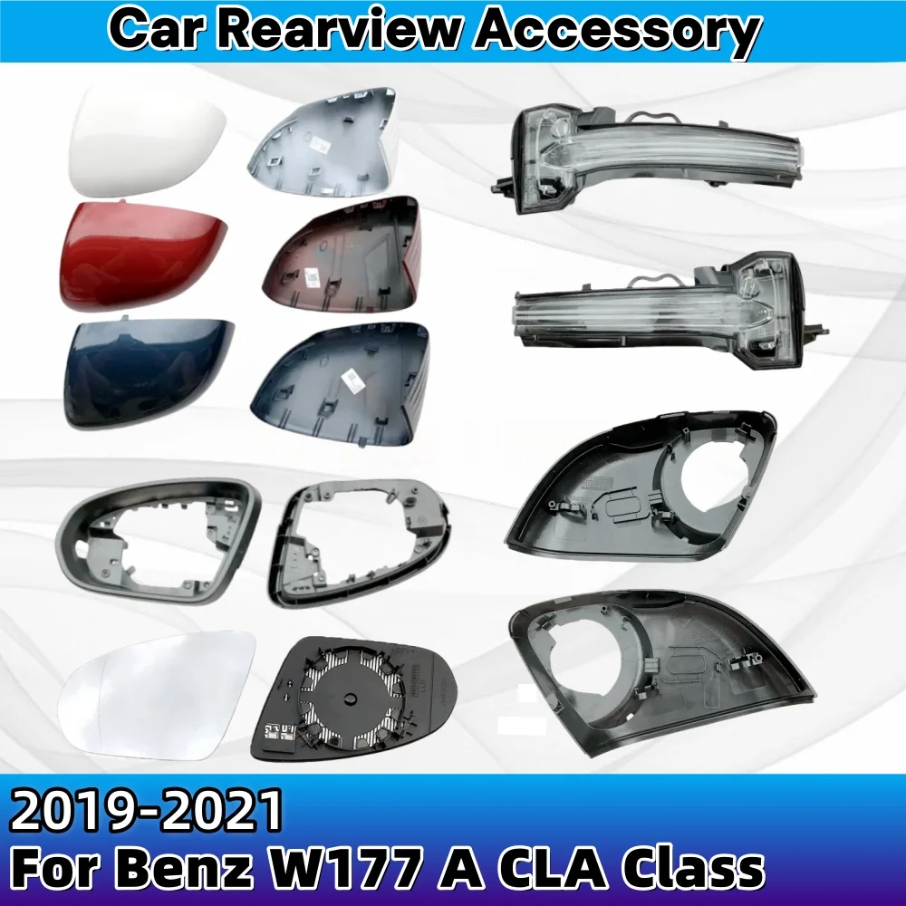 

For Benz W177 A CLA Class C118 V177 2019-2021 A220 A180 A250 A200 CLA200 Car Rearview Accessory Mirror Bottom Holder Cover Lamp