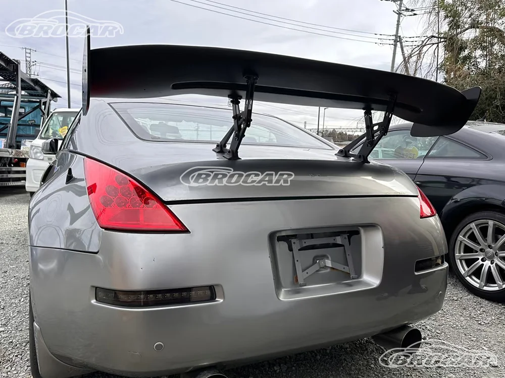 Voor 2002-2015 Nissan 350Z 370Z GEN 5 6 Z33 Z34 GT Stijl Hoge Kwaliteit ABS Plastic Ongeverfd spoiler Kofferbak Boot Wing Spoiler