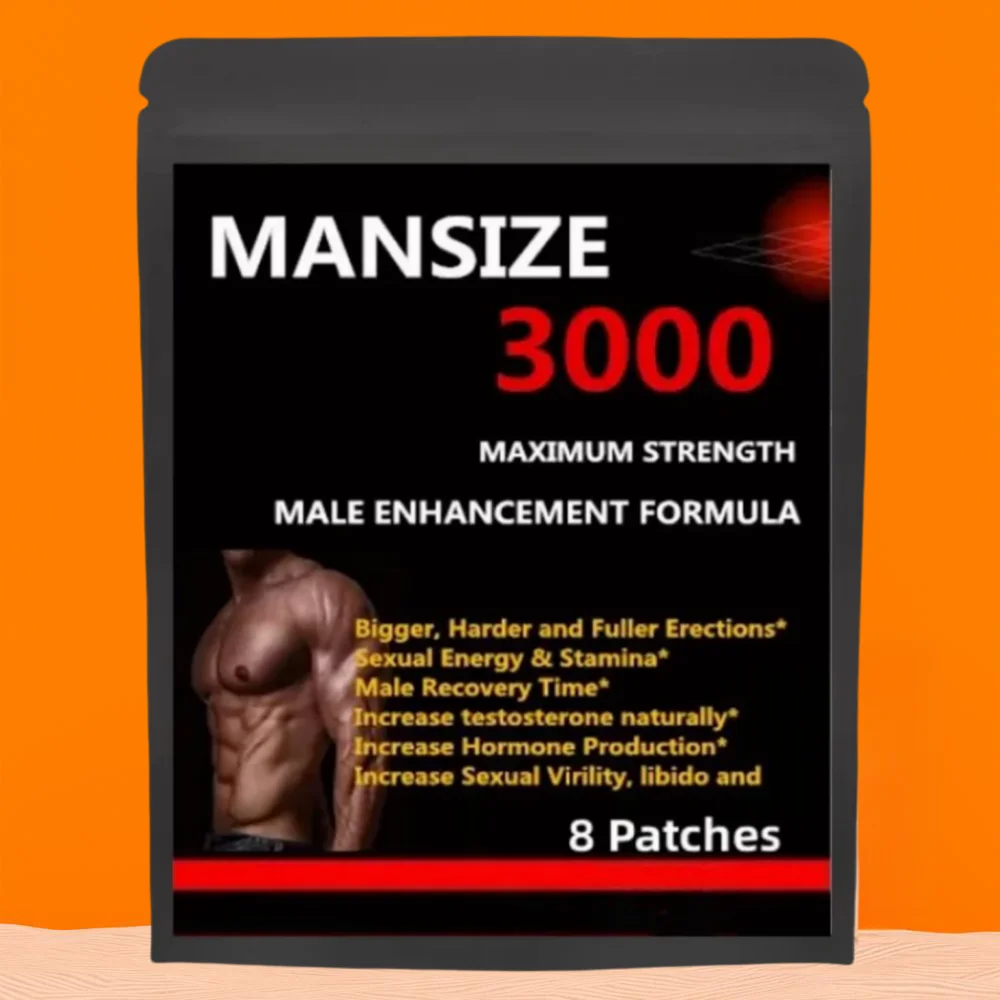 Mansize 3000 Erectie Mannelijke Impotentie Geneest Slappe Penis - 100% Veilig